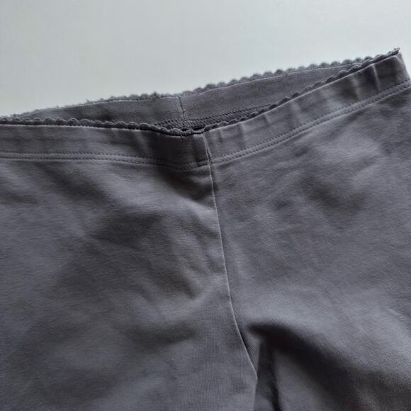 Tea Collection grey with stripe Leggings - Size 7 - Picture 3 of 4